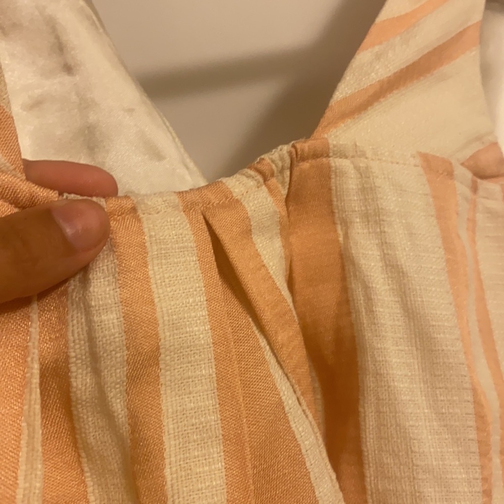 Anthropologie HD in Paris Cream Pink Top - Picture 8 of 11